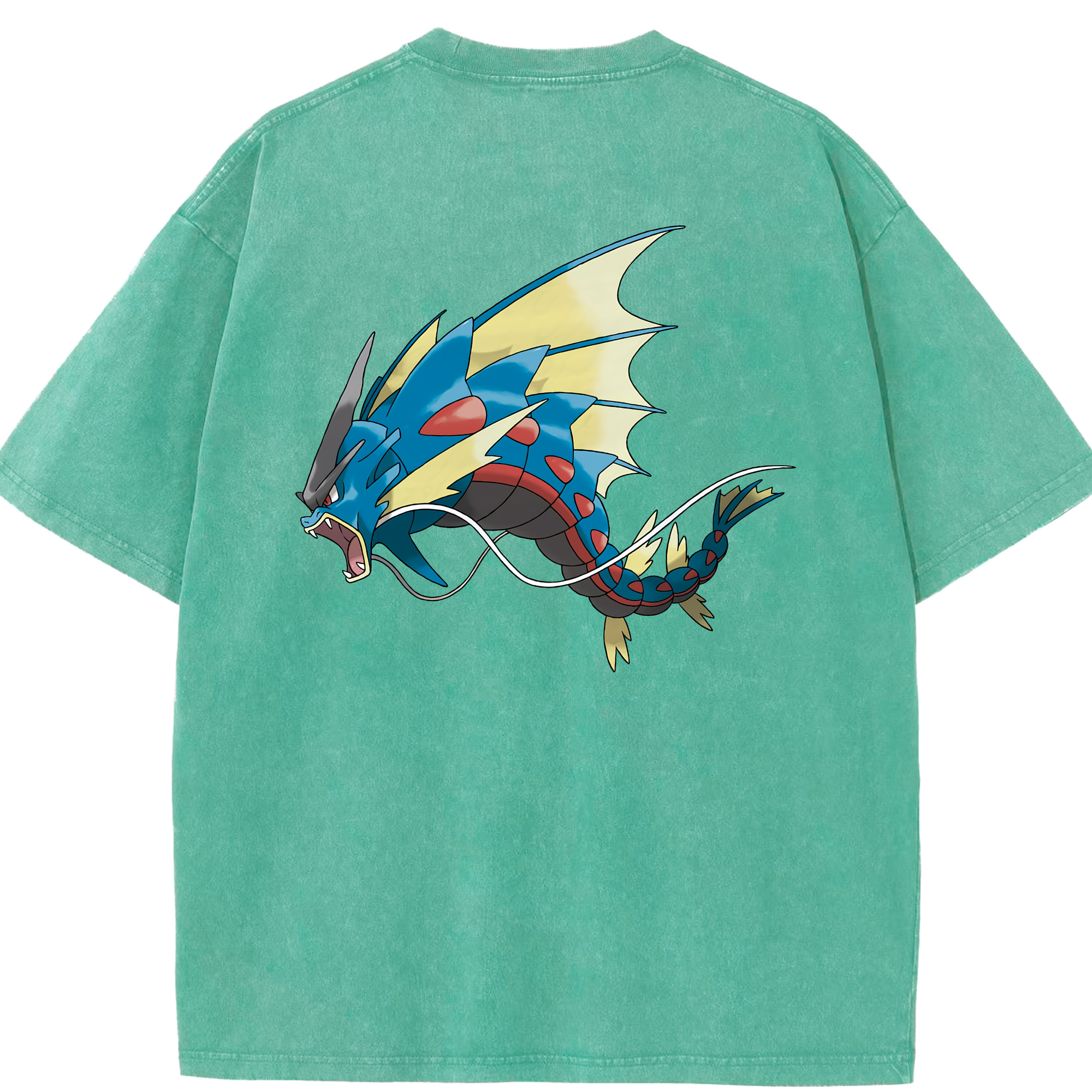（画像用） ポケットモンスター Pokémon 綿100% ヴィンテージ風 半袖Tシャツ（背面プリント）